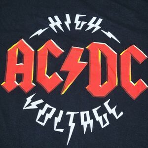 AC/DC SS Black Tee "High Voltage" - Size 2XL